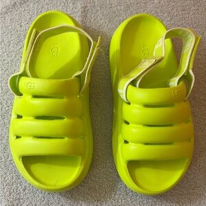 UGG women Bright Yellow Sandals